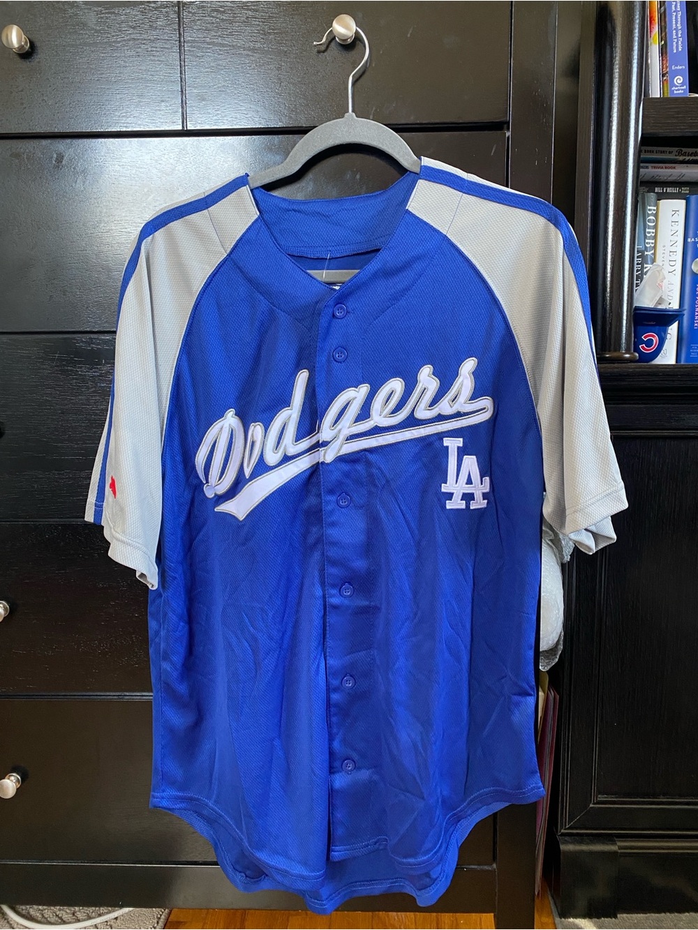 Los Angeles Dodgers Royal Blue Button-Up Jersey